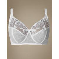 M&S Collection Embroidered Non-Padded Full Cup Bra B-E