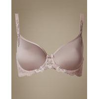 M&S Collection Floral Embroidered Spacer Balcony Bra