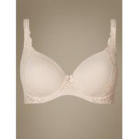 M&S Collection Vintage Lace Padded Full Cup T-Shirt Bra A-E