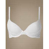 ms collection vintage lace padded plunge t shirt bra a dd