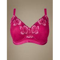 M&S Collection Post Surgery Floral Embroidered Full Cup Bra A-E