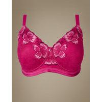 ms collection post surgery floral embroidered full cup bra a e