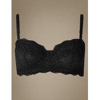M&S Collection Vintage Lace Non-Padded Strapless Bra A-E