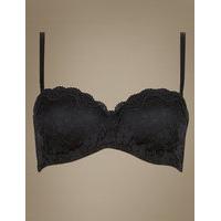 M&S Collection All Over Lace Bandeau Strapless Bra A-E