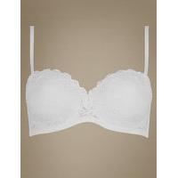 M&S Collection All Over Lace Bandeau Strapless Bra A-E