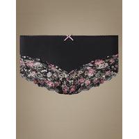 M&S Collection Isabella Lace Printed Midi Knickers