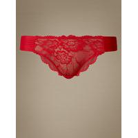 M&S Collection Rio Sweetheart All Over Lace Brazilian Knickers