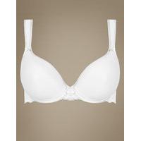 M&S Collection Fleur Lace Spacer Underwired Plunge T-Shirt Bra DD-G