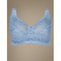 M&S Collection Total Support All-Over Fleur Lace Non-Wired Bra B-G