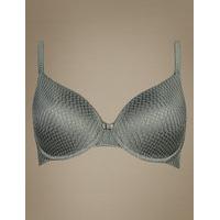M&S Collection Zigzag Padded Underwired Full Cup Bra A-E