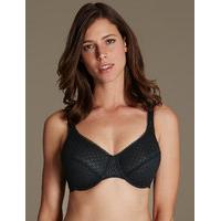 M&S Collection 2 Pack Geometric Non-Padded Minimiser Full Cup Bras C-G