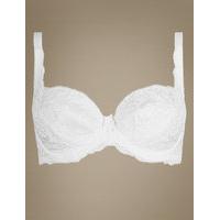 M&S Collection All-Over Fleur Lace Underwired Balcony Bra B-E