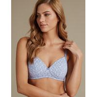 M&S Collection 2 Pack Cotton Rich Non-Wired Padded T-Shirt Bras