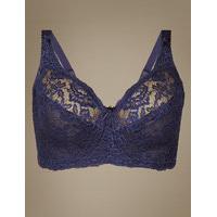 M&S Collection Total Support All-Over Fleur Lace Non-Wired Bra B-G