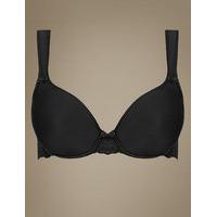 M&S Collection Fleur Lace Spacer Underwired Plunge T-Shirt Bra DD-G