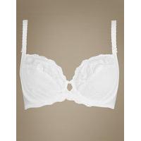 M&S Collection Hibiscus Embroidered Underwired Full Cup Balcony Bra B-E