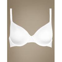 M&S Collection Zigzag Padded Underwired Full Cup Bra A-E
