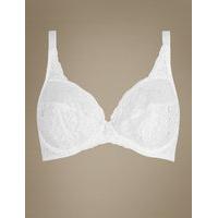 ms collection all over fleur lace underwired non padded bra b e