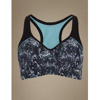 M&S Collection Breathable High Impact Underwired Padded Sports Bra A-G