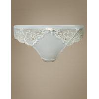 M&S Collection Sumptuously Soft with Ultimate Comfort Lace Brazilian Knickers