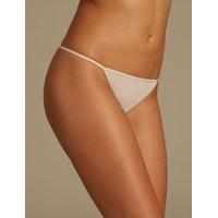 M&S Collection 5 Pack Cotton Rich Low Rise Thongs