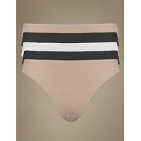 M&S Collection 5 Pack No VPL Microfibre Low Rise Bikini Knickers