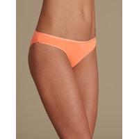 M&S Collection 5 Pack No VPL Microfibre Low Rise Bikini Knickers