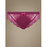 M&S Collection Sumptuously Soft with Ultimate Comfort Lace Brazilian Knickers