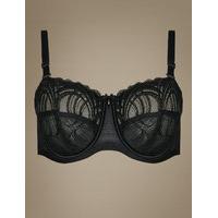 M&S Collection Luxury Embroidered Non-Padded Strapless Bra DD-G