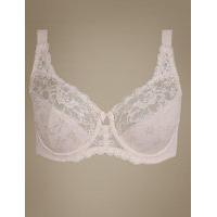 M&S Collection 2 Tone Floral Lace Full Cup Bra DD-H