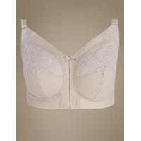 ms collection total support floral lace non padded full cup bra b g