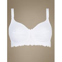 M&S Collection Smoothing Lace Wing Non-Wired Full Cup Bra A-E