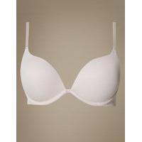 M&S Collection 2 Cup Sizes Bigger Smoothing Underwired Push-up T-Shirt Bra AA-D