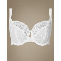 M&S Collection Luxury Embroidered Non-Padded Wired Full Cup Bra DD-H