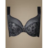 M&S Collection Renaissance Embroidered Non-Padded Full Cup Bra DD-G