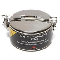 msr alpine stowaway pot silver silver