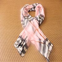 Ms. Qiu Dong Plaid Scarves Shawls And Super Long Lattice Chiffon Scarves Of England