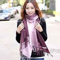 Ms Cashmere Scarves Stitching Gradient Color Scarf Shawl