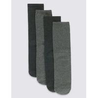 M&S Collection 3 Pairs of Cotton Modal Comfort Socks