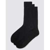 ms collection luxury 3 pairs of luxury egyptian cotton rich socks