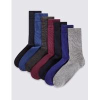 ms collection 7 pairs of freshfeet cotton rich socks