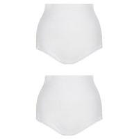 M&S Collection 2 Pack Pure Cotton Traditional Full Briefs