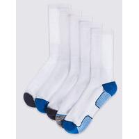 M&S Collection 5 Pairs of Cool & Fresh Heel & Toe Socks