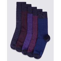 M&S Collection 5 Pairs of Cool & Freshfeet Socks