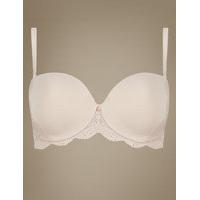 M&S Collection Underwired Padded Lace Sling Strapless Bra A-E