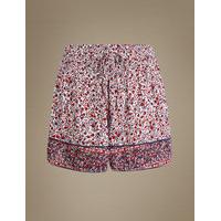 M&S Collection Floral Print Short Pyjama Bottoms
