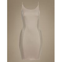 ms collection light control sheer panelled slip with secret slimming