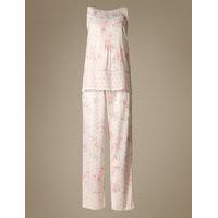 M&S Collection Pure Modal Printed Sleeveless Pyjamas