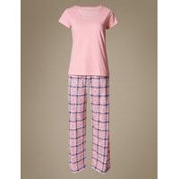 M&S Collection Pure Cotton Short Sleeve Pyjamas