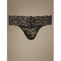 M&S Collection Floral Lace Thong